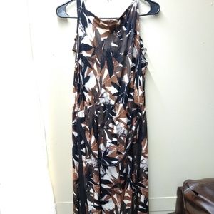 Beautiful black, white, and brown dress